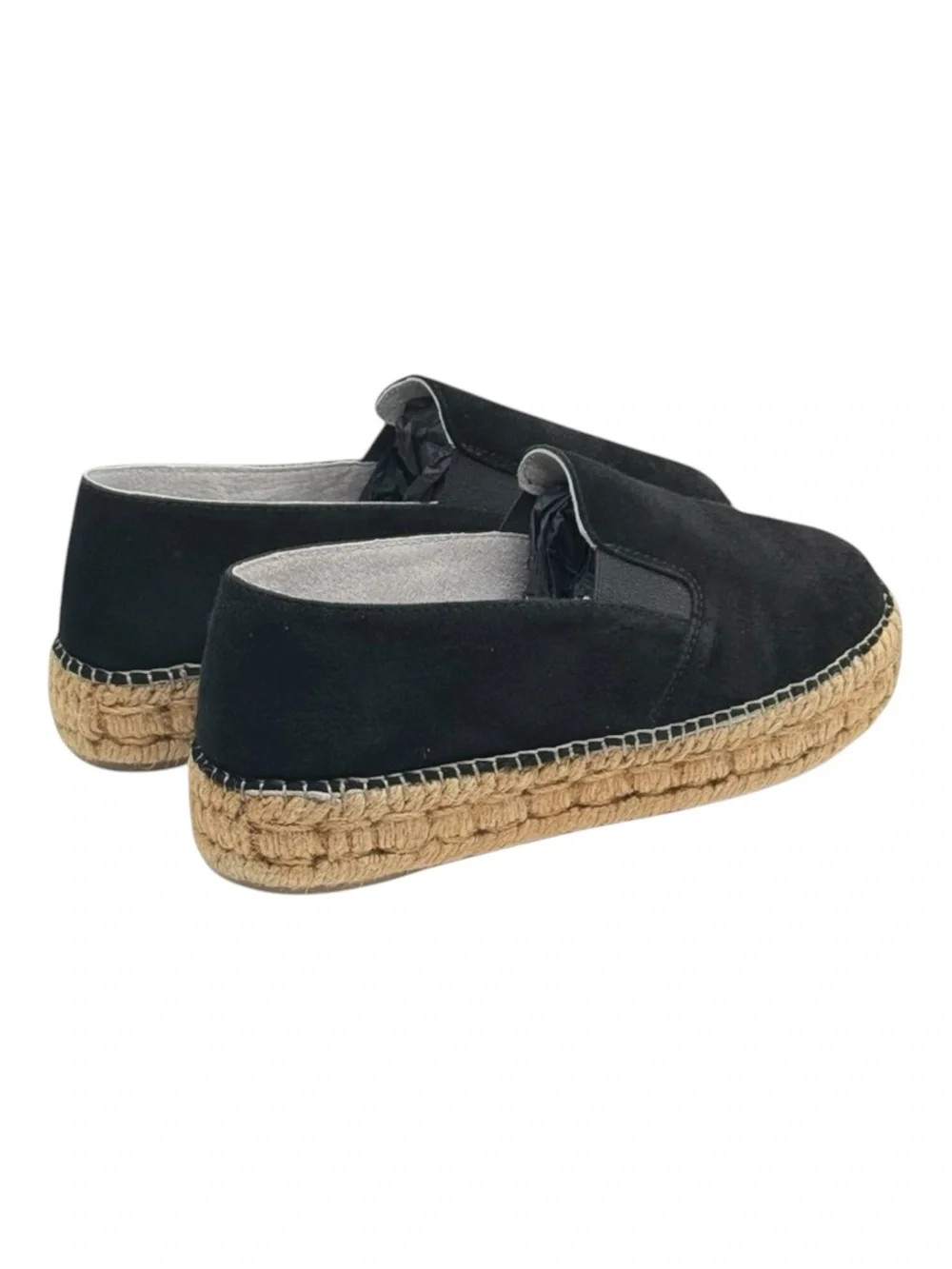 Cruz’n Shoes by Menorquinas USA 𖦹 Double Sole Espadrilles 𖦹 Black Suede 𖦹 37